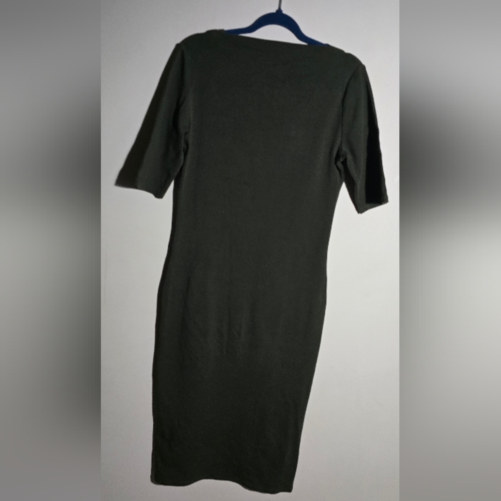 " Zara " Dark Green Long Sleeve Dress